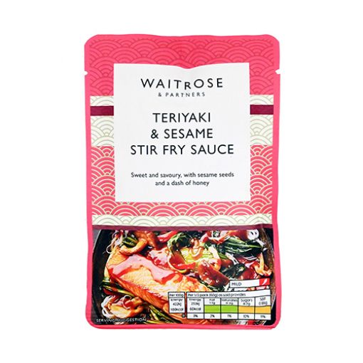 MaxMart Online Waitrose Teriyaki Sesame Stir Fry Sauce 120g