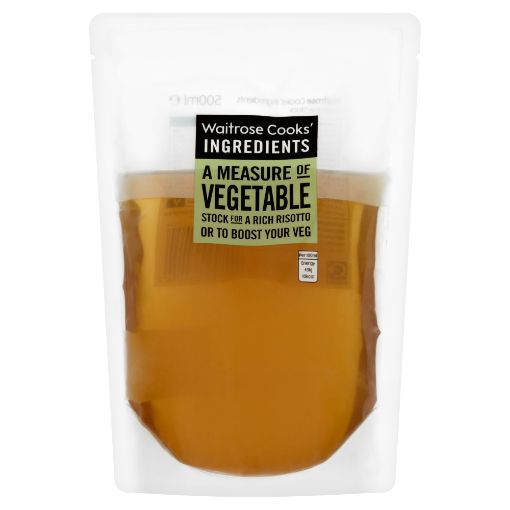 Picture of Waitrose CI Vegetable Stock 500ml