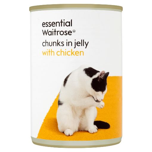 Picture of Waitrose Essential Chicken Chunks In Jelly 400g