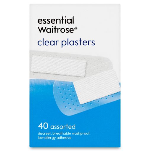 Picture of Waitrose Essential Clear Plasters 40s