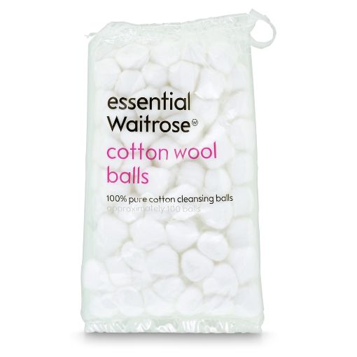 Picture of Waitrose Essential Cotton Wool Balls 100s