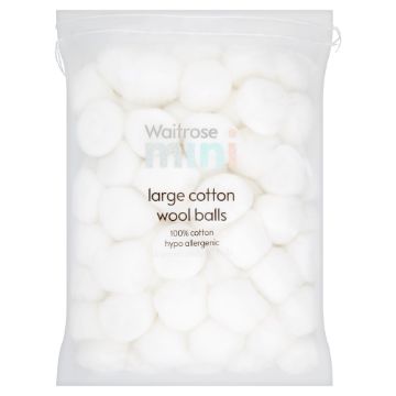 Cottontails Large Cotton Wool Balls - Pack of 100  