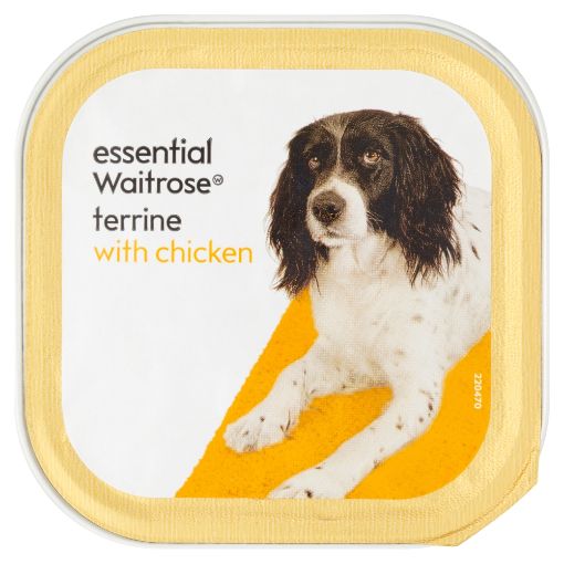 Picture of Waitrose Essential Dog Food Terrine Chicken 150g