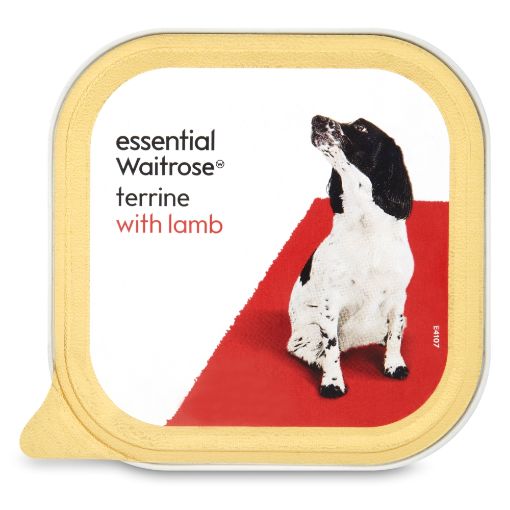 Picture of Waitrose Essential Dog Food Terrine Lamb 150g