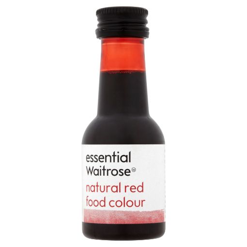 Picture of Waitrose Essential Natural Red Food Colouring 38ml