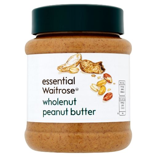 Picture of Waitrose Essential Peanut Butter Wholenut 340g