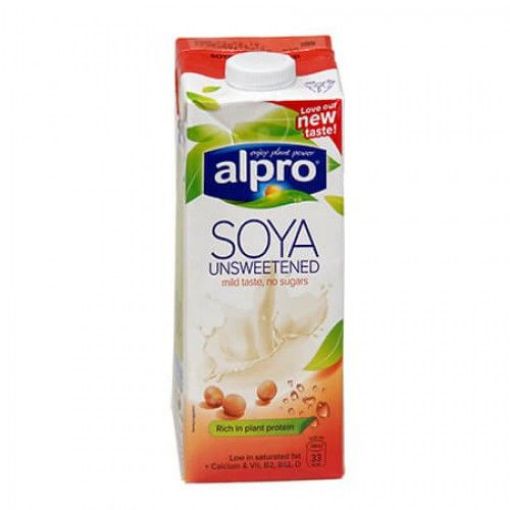 Picture of Alpro Soya Drink Unsweetened 1ltr