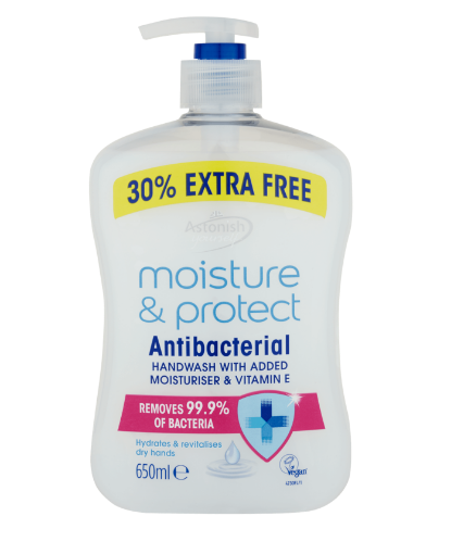 Picture of Astonish Moisture & Protect Antibacterial Handwash 650ml