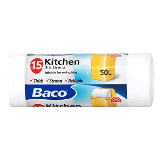 Picture of Baco Bin Liners TH (15s) Swing 50ltr
