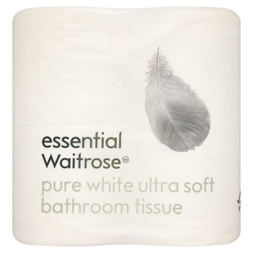 Picture of Waitrose Bathroom Tissue Pure White 4s