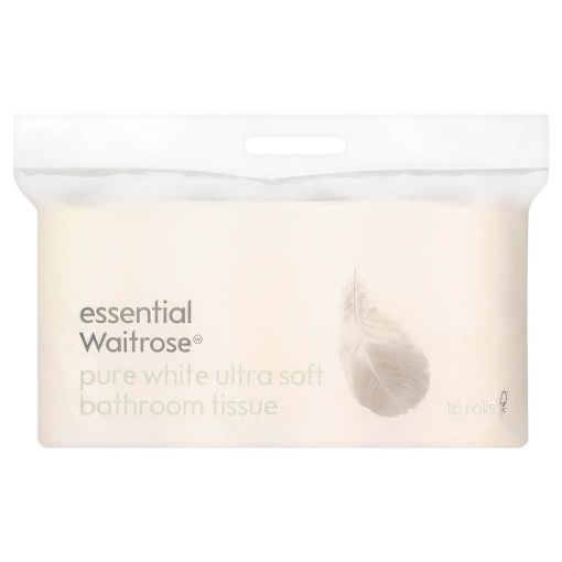 Picture of Waitrose Bathroom Tissue Pure White 16s