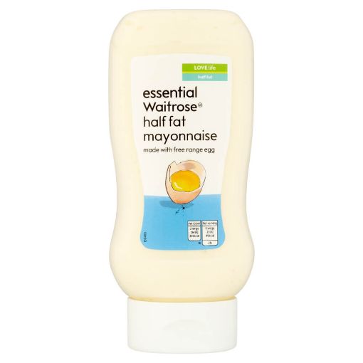 Picture of Waitrose Essential Mayonnaise Half Fat Squeezy 430ml
