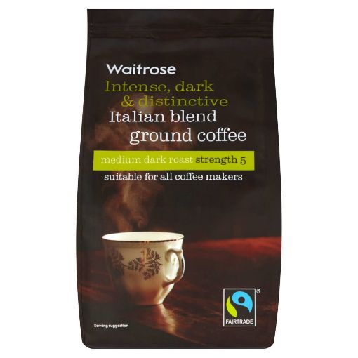 Picture of Waitrose Ground Coffee Italian Blend 227g