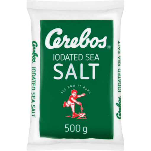 Picture of Cerebos Iodated Sea Salt (Green) Bag 500g