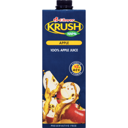 Picture of Clover Krush Apple Juice 1ltr