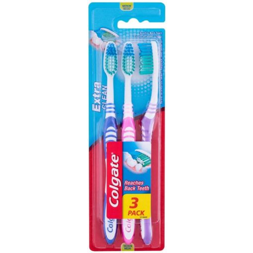 Picture of Colgate Toothbrush Extra Clean Medium 3s