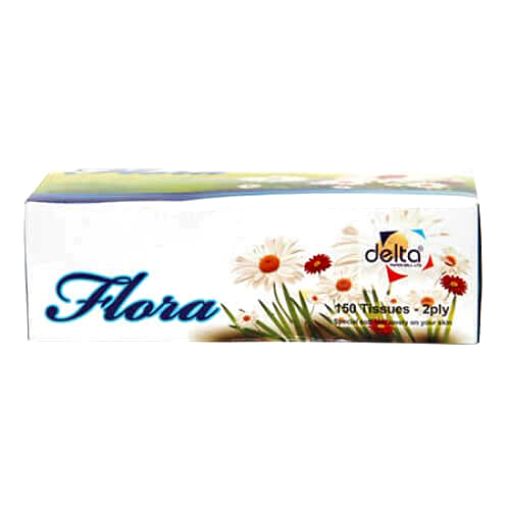Picture of Delta Facial Tissue Flora 3-Ply 100s