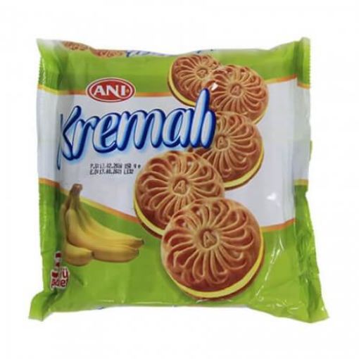 Picture of Ani Biscuits Banana Cream Sandwich Biscuits 150g