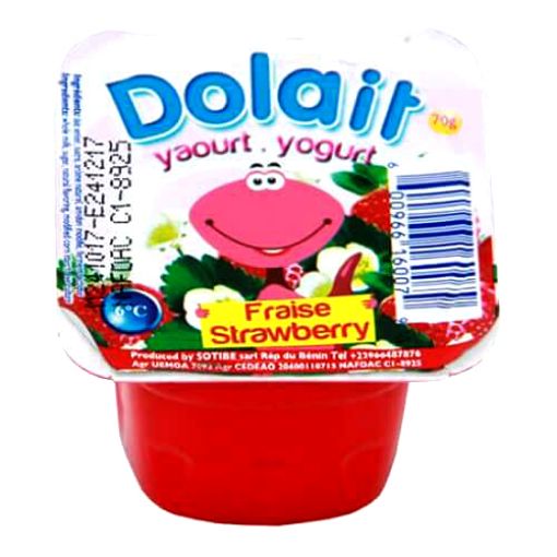 Picture of Dolait Yogurt Strawberry Flavour 70g