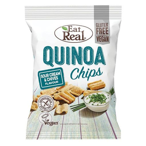 Picture of Eat Real Quinoa Sour Cream & Chive Chips 80g