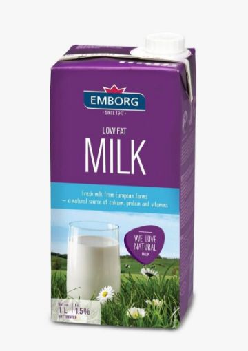 Picture of Emborg Semi -Skimmed Milk 1ltr