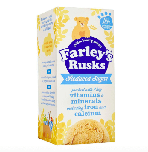 Picture of Farleys Rusk Reduced Sugar Original 150g