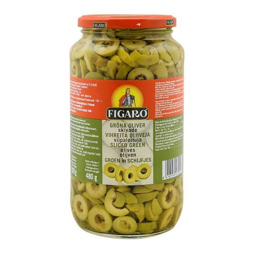 Picture of Figaro Sliced Green Olives 920g