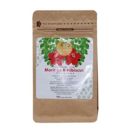Picture of Guaman Infusions Moringa & Hibiscus Infusion 40g