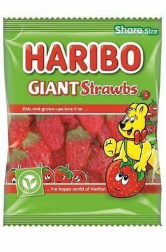Picture of Haribo Giant Strawbs 180g