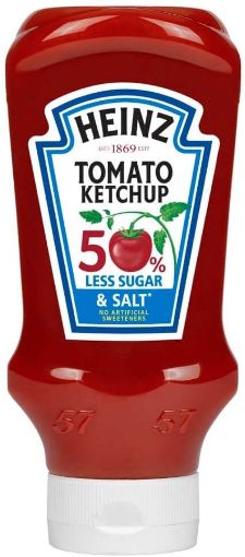 Picture of Heinz Ketchup Less Salt & Sugar 435g