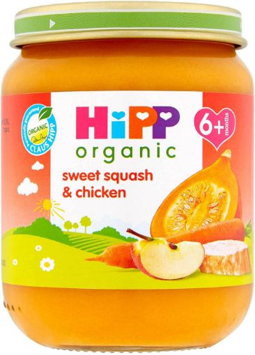 Picture of Hipp Organic Sweet Squash & Chicken 6+ 125g