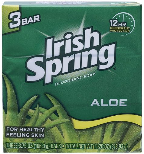 Picture of Irish Spring Soap Aloe 100gX3s