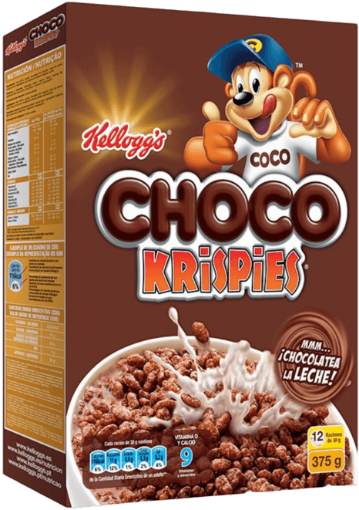 Picture of Kelloggs Krispies Chocolate 375g