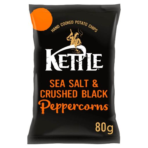 Picture of Kettle Chips Sea Salt & Black Pepper 80g