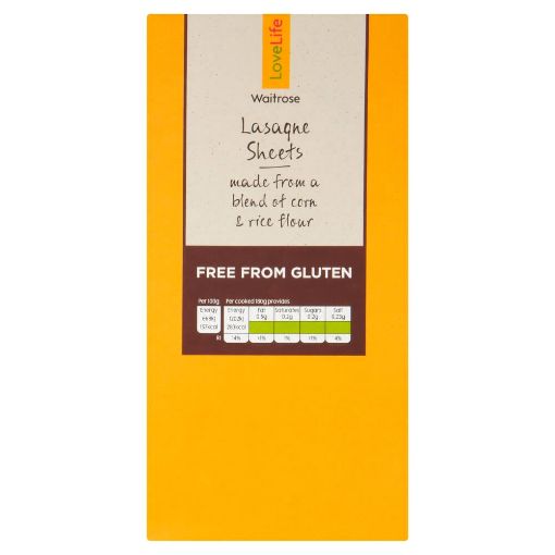 Picture of Waitrose  Free From Lasagna Sheets 250g