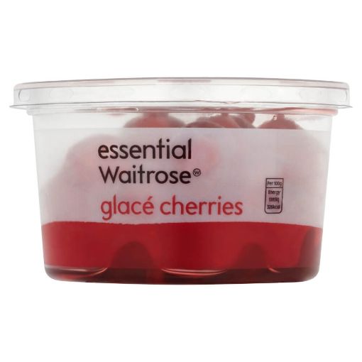 Picture of Waitrose Essential Glace Cherries 200g