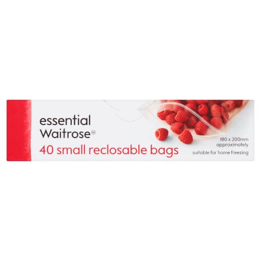 Picture of Waitrose Essential Reclosable Bags Small 40s