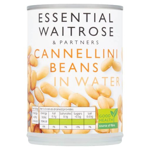 Picture of Waitrose Essential Cannellini Beans In Water 400g