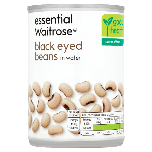 Picture of Waitrose Essential GH Beans Blackeye 400g