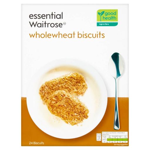 Picture of Waitrose Essential Wholewheat Biscuits 24s