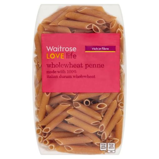 Picture of Waitrose Ll Wholwheat Penne 500g