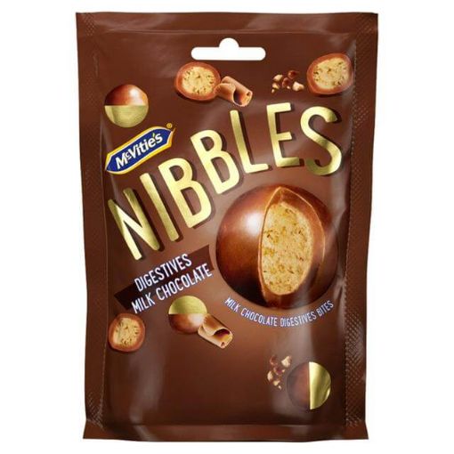 Picture of McVities Nibbles Digestive Milk 120g