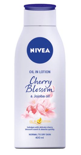 Picture of Nivea Body Lotion Cherry Blossom & Jojoba Oil 400ml