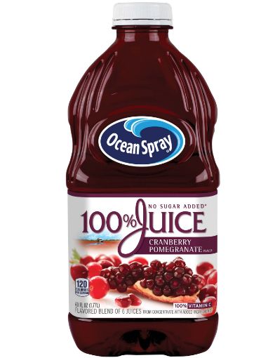 Picture of Ocean Spray No-Added-Sugar Cranberry &P omegranate 60oz