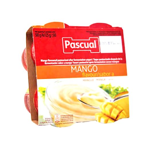 Picture of Pascual Creamy Yogurt Mango 125gX4
