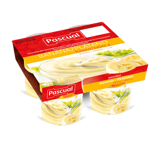 Picture of Pascual Flavoured Yogurt Banana 125gX4