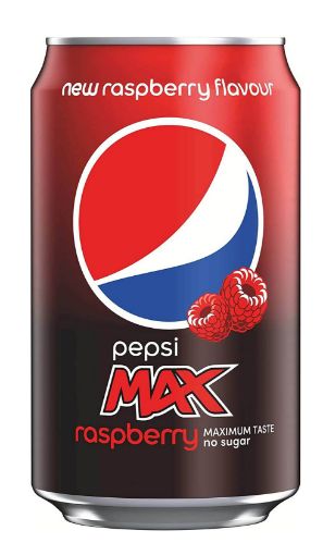 Picture of Pepsi Max Raspberry No Sugar Can 330ml