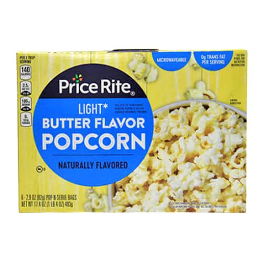 Picture of Price Right Microwave Popcorn Light Butter 17.4oz