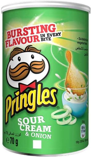 Picture of Pringles Sour Cream & Onion 70g