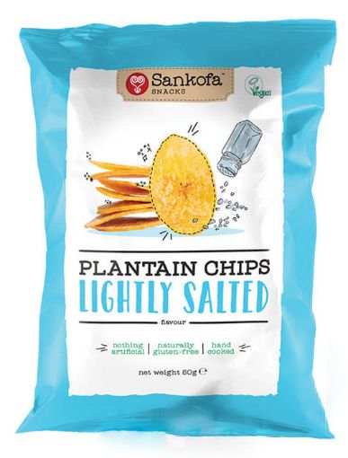 Picture of Sankofa Plantain Chips Lightly Salted 56g